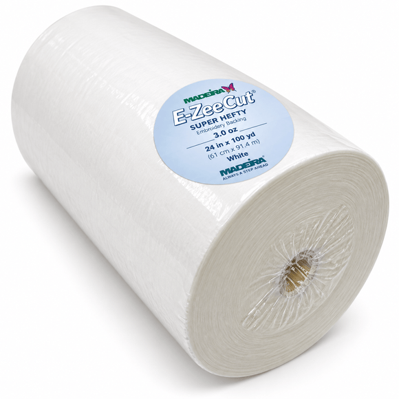 Madeira Backing Madeira E-Zee Cut Super Hefty 3.0 oz Embroidery Backing - 24" x 100 yd Roll