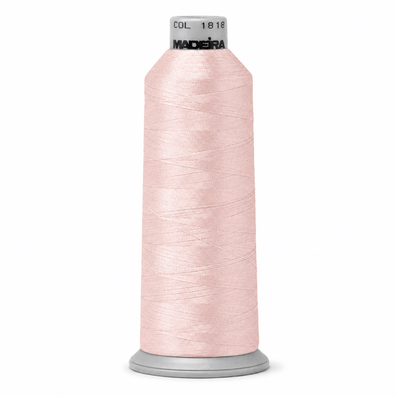 Madeira Thread Cone (5500 yd) Madeira Polyneon #40 Thread, Powder Pink 1818