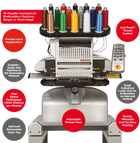 Melco Embroidery Machines Melco EMT16X 16-Needle Embroidery Machine