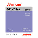 Mimaki Ink 220ml / Silver Mimaki SS21 Eco-Solvent Ink