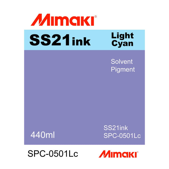 Mimaki Ink 440ml / Light Cyan Mimaki SS21 Eco-Solvent Ink