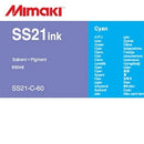 Mimaki Ink 600ml / Cyan Mimaki SS21 Eco-Solvent Ink