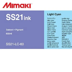 Mimaki Ink 600ml / Light Cyan Mimaki SS21 Eco-Solvent Ink