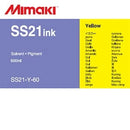 Mimaki Ink 600ml / Yellow Mimaki SS21 Eco-Solvent Ink