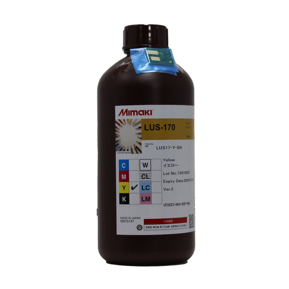 Mimaki Ink Yellow Mimaki LUS-170 UV Ink bottle