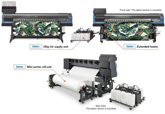 Mimaki Sublimation Printer TS55-1800 + 10kg Ink Supply Unit + Mini Jumbo  Roll + Extended Heater ($30870) Mimaki TS55-1800 | 76" Dye-Sublimation Printer