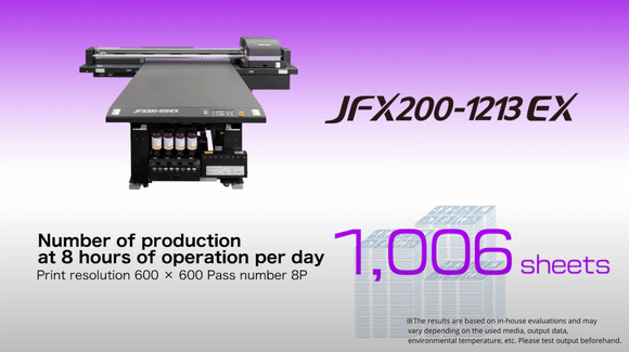 Mimaki UV Printer Mimaki JFX200-1213 EX - 4'x4' UV Flatbed Printer