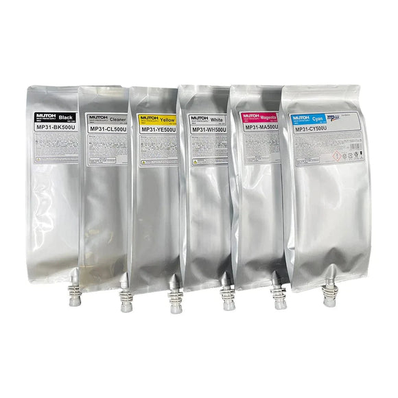 Mutoh Ink Black Mutoh MP31 Multi-Purpose Ink 500ml Pouch