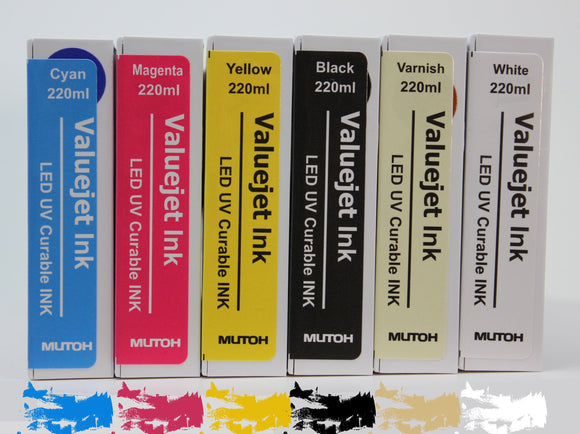 Mutoh Ink Mutoh UH21 UV-LED Ink 220ml Cartridges