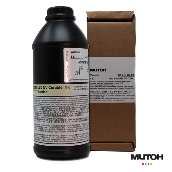 Mutoh Ink Varnish - 1000ml Mutoh UVG5 UV-LED Ink for PJ2508UF