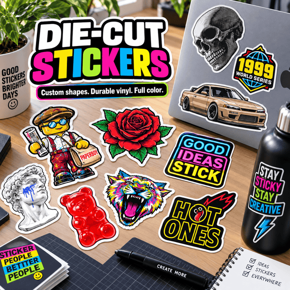 Paper Boy Gang Sheet Die Cut Sticker Builder