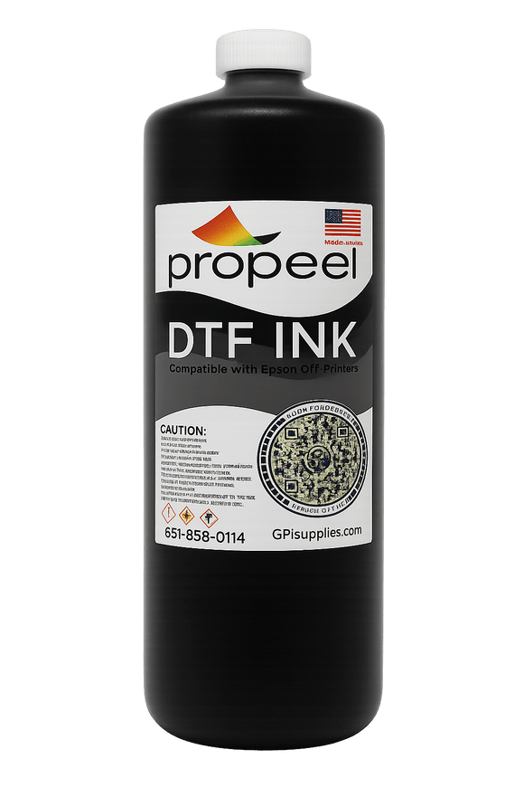 ProPeel DTF Ink Black ProPeel DTF Ink Liter Bottles