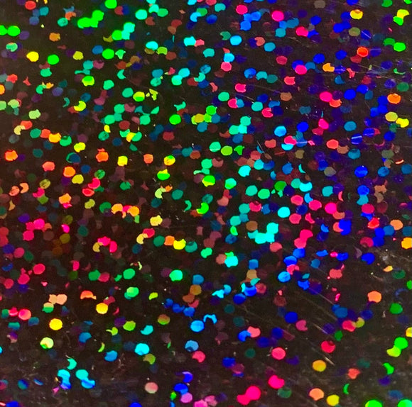 ProPeel Media 1yd / 24" / Midnight Sequins ProPeel Holographic Adhesive Backed Film - 24"