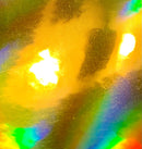 ProPeel Media 1yd / 24" / Rainbow Gold ProPeel Holographic Adhesive Backed Film - 24"