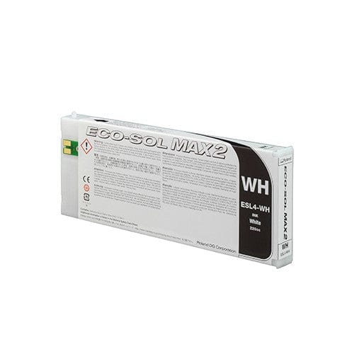 Roland Ink White Roland BN-20 ESL4 White Eco-Sol Max 2 Ink 220ml