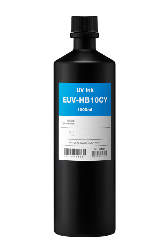 Roland UV Ink Cyan Roland ECO-UV EUV-HB 1000 mL UV Ink for RC-300 Series