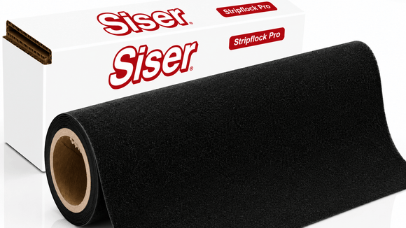 Siser Media Black / 12" / 5yd Siser StripFlock Pro Vinyl