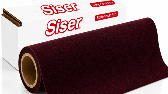 Siser Media Burgundy / 12" / 5yd Siser StripFlock Pro Vinyl