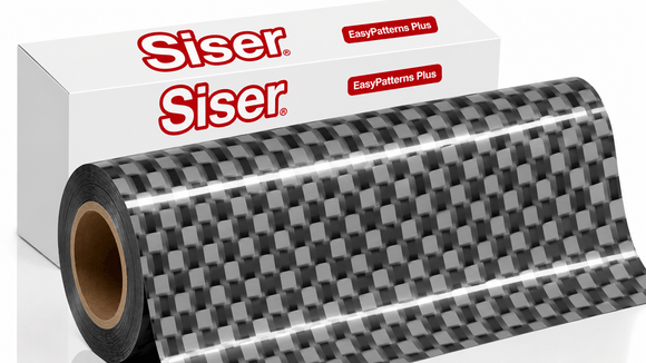 Siser Media Carbon Fiber / 5yd Siser EasyPatterns Plus 12" Vinyl