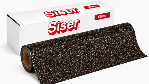 Siser Media Dark Walnut / 12" / 5yd Siser GLITTER Vinyl