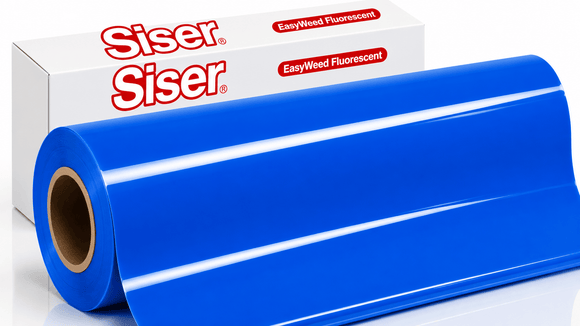 Siser Media Fluorescent Blue / 12" / 5yd Siser EasyWeed Fluorescent Vinyl