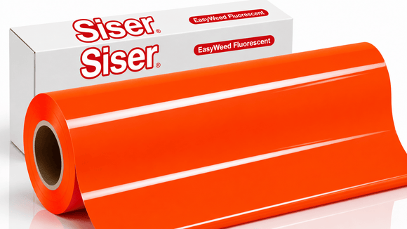 Siser Media Fluorescent Coral / 12" / 5yd Siser EasyWeed Fluorescent Vinyl