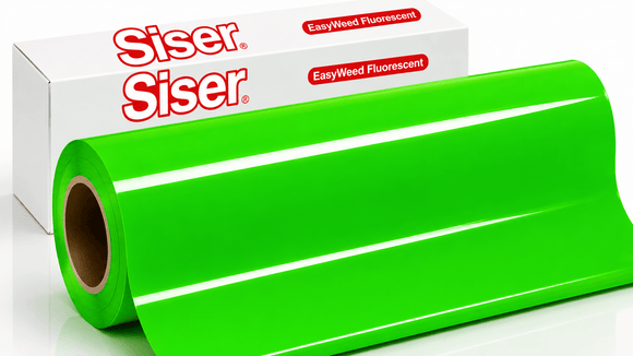Siser Media Fluorescent Green / 12" / 5yd Siser EasyWeed Fluorescent Vinyl