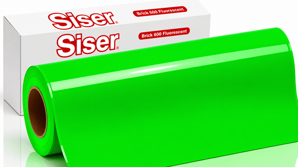 Siser Media Fluorescent Green / 5yd Siser Brick 600 Fluorescent 20" Vinyl