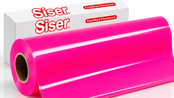 Siser Media Fluorescent Pink / 12" / 5yd Siser EasyWeed Fluorescent Vinyl