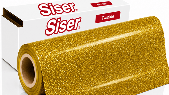 Siser Media Gold / 12" / 5yd Siser Twinkle Vinyl