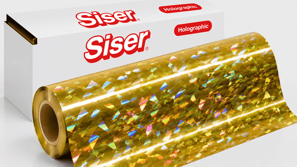 Siser Media Gold Crystal / 12" / 5yd Siser Holographic Vinyl