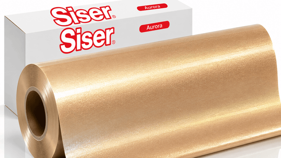 Siser Media Goldish / 5yd Siser Aurora 12" Vinyl