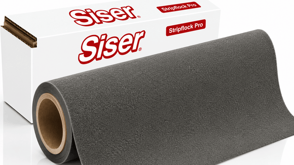Siser Media Gray / 12" / 5yd Siser StripFlock Pro Vinyl