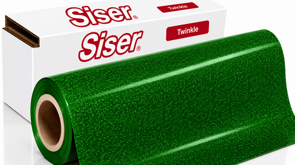 Siser Media Green / 12" / 5yd Siser Twinkle Vinyl