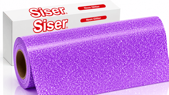 Siser Media Neon Purple / 12" / 5yd Siser Glitter White and Neon Vinyl