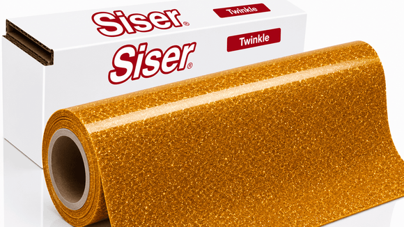 Siser Media Orange / 12" / 5yd Siser Twinkle Vinyl