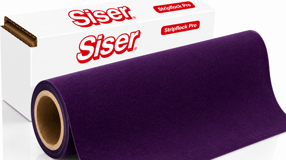Siser Media Purple / 12" / 5yd Siser StripFlock Pro Vinyl
