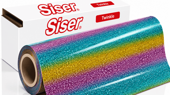 Siser Media Rainbow / 12" / 5yd Siser Twinkle Vinyl