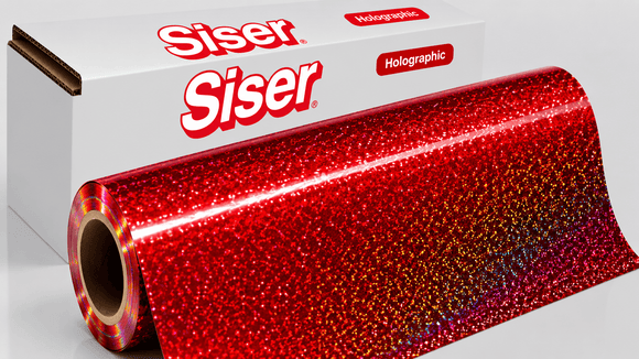 Siser Media Red / 12" / 5yd Siser Holographic Vinyl
