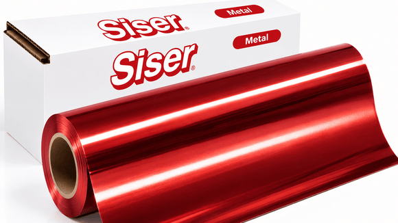 Siser Media Red / 12" / 5yd Siser Metal Vinyl