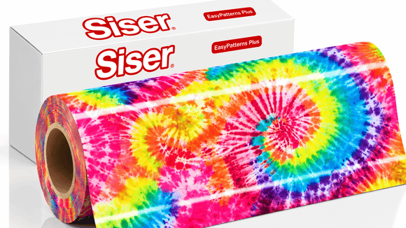 Siser Media Tie-Dye / 5yd Siser EasyPatterns Plus 12" Vinyl