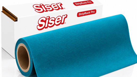 Siser Media Turquoise / 12" / 5yd Siser StripFlock Pro Vinyl