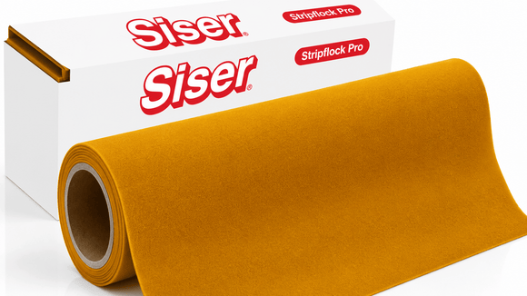 Siser Media Yellow / 12" / 5yd Siser StripFlock Pro Vinyl