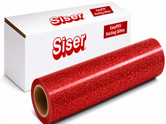 Siser PSV Flame Red / 12" / 25yd Siser EasyPSV Glitter