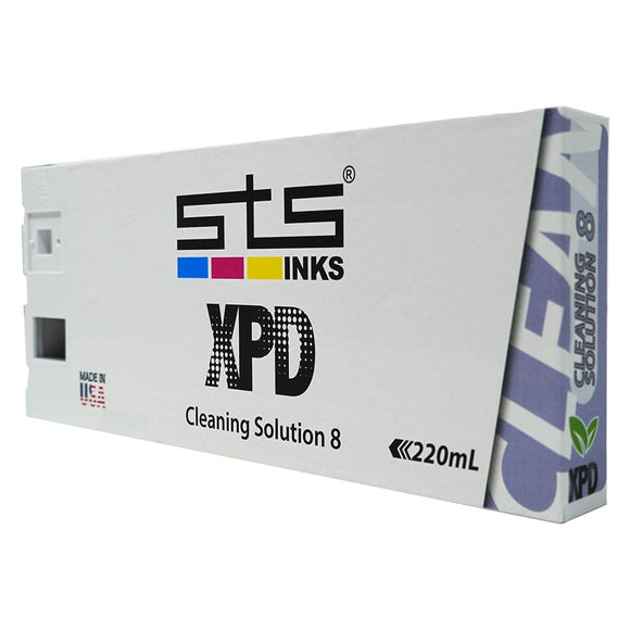 STS DTF Cleaning Cleaning Solution (Slot 8) STS Direct to Film (DTF) XPD 724 Cleaning Cartridges - 220ml