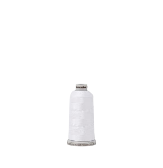 super white 924-1801 60 weight madeira embroidery thread