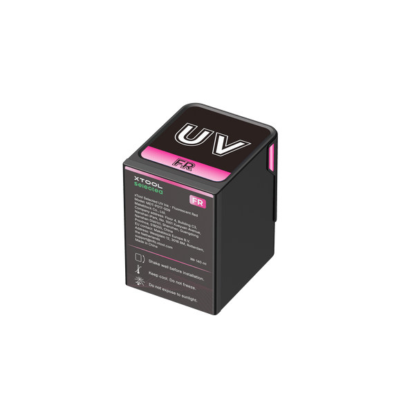 xTool Ink Cartridge Fluorescent Red Standard Ink Cartridge UV Specialty Ink Cartridge for O1 Omni Printer