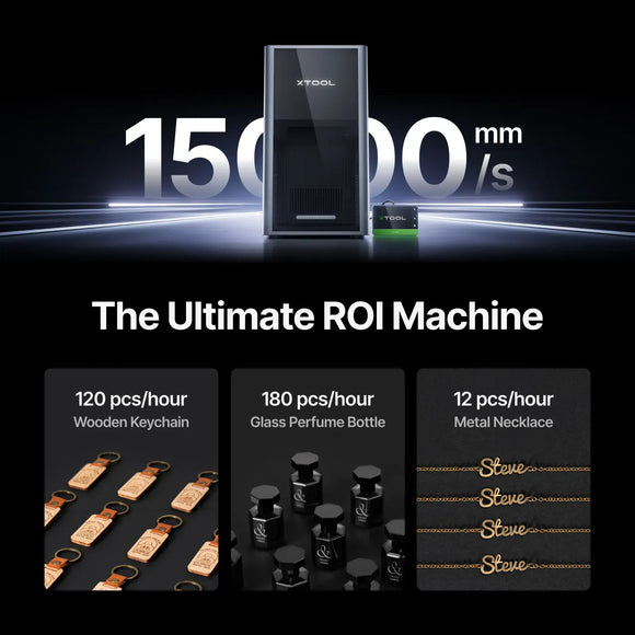 xTool Laser Engraver xTool F2 Ultra Dual-Laser Engraver (60W MOPA Fiber + 40W Diode)