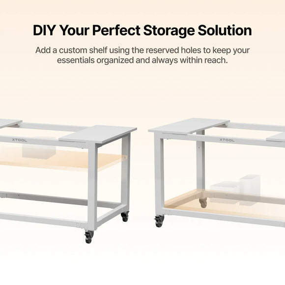 xTool Laser Engraver xTool P3 Mobile Work Stand for xTool P3 Laser Cutter