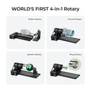 xTool Laser Engraver xTool Rotary RA2 Pro 4-in-1 for S1, F1, F1 Ultra, P2, M1 Ultra